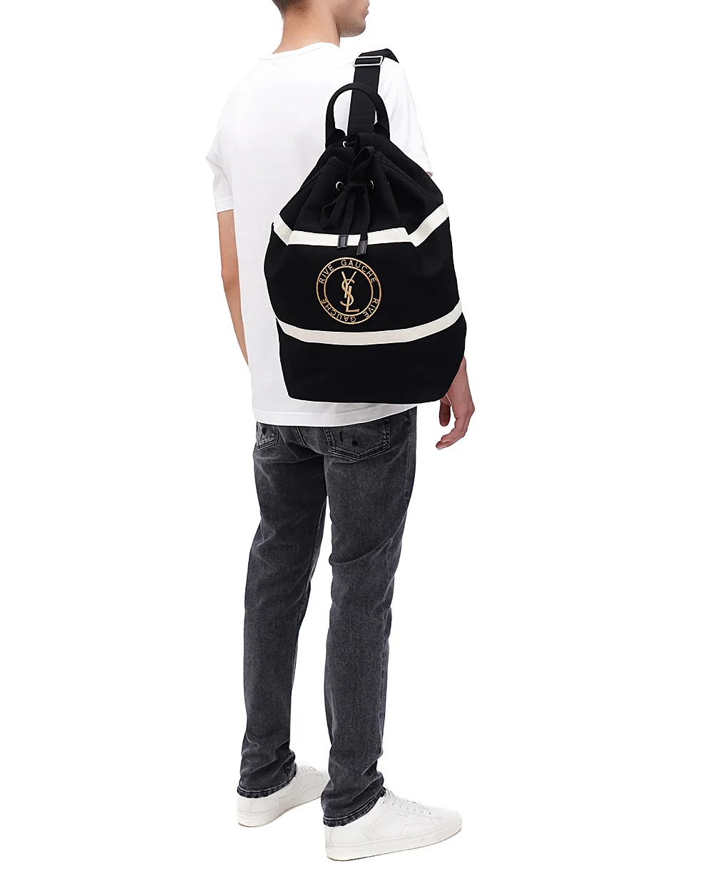 Рюкзак Rive Gauche Saint Laurent 734682-FABKL, чорний колір • Купити в інтернет-магазині Kameron