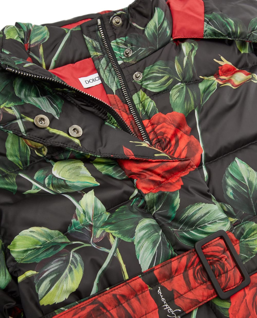Пуховик Dolce&Gabbana Kids L5JBJM-FSSGK-S, черный цвет • Купить в интернет-магазине Kameron