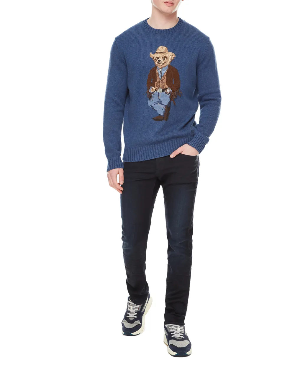 Джемпер Polo Bear Polo Ralph Lauren 710857831001, синий цвет • Купить в интернет-магазине Kameron