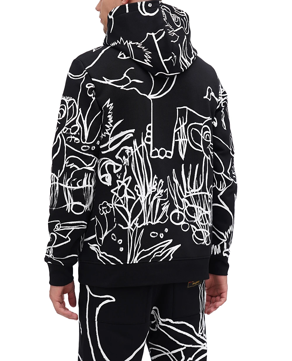 Худи (костюм) Balmain DHAJT047GD87, черный цвет • Купить в интернет-магазине Kameron