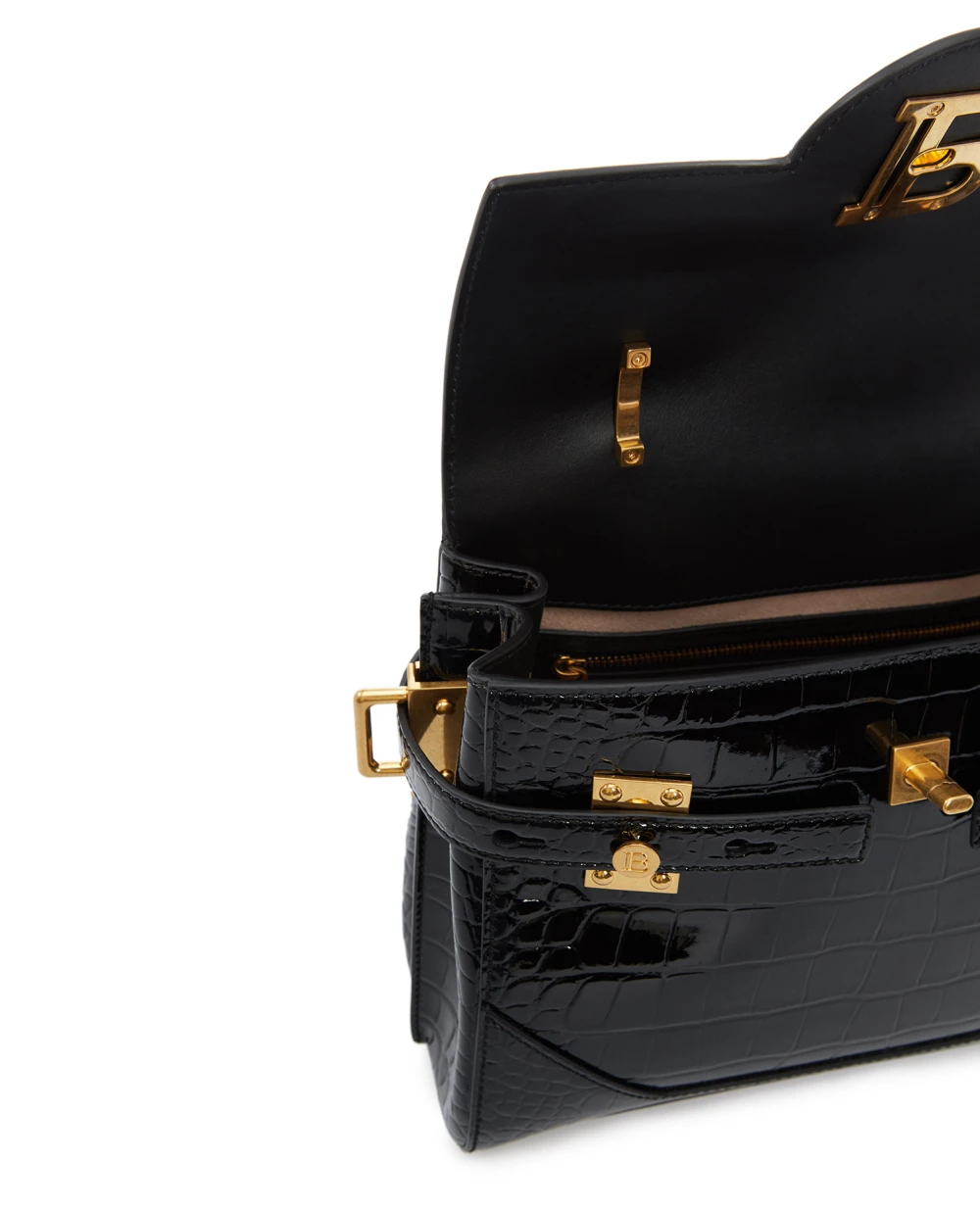 Кожаная сумка Balmain WN0DB526LVBC, черный цвет • Купить в интернет-магазине Kameron