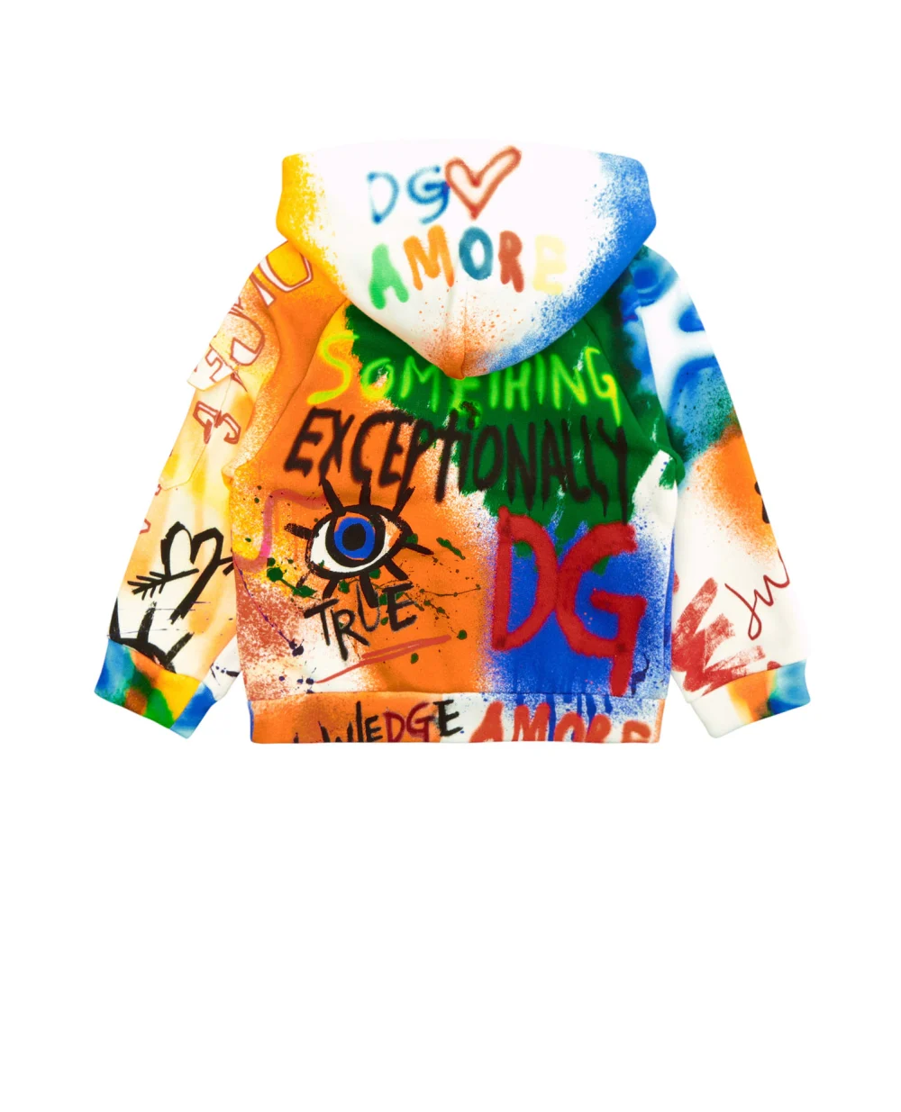 Худи Dolce&Gabbana Kids L4JWBA-G7A6U-S, разноцветный цвет • Купить в интернет-магазине Kameron