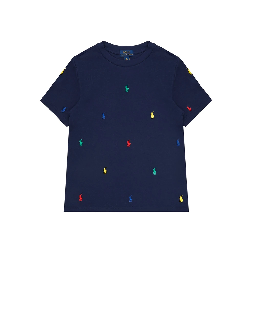 Футболка Polo Ralph Lauren Kids 320844626001, синий цвет • Купить в интернет-магазине Kameron