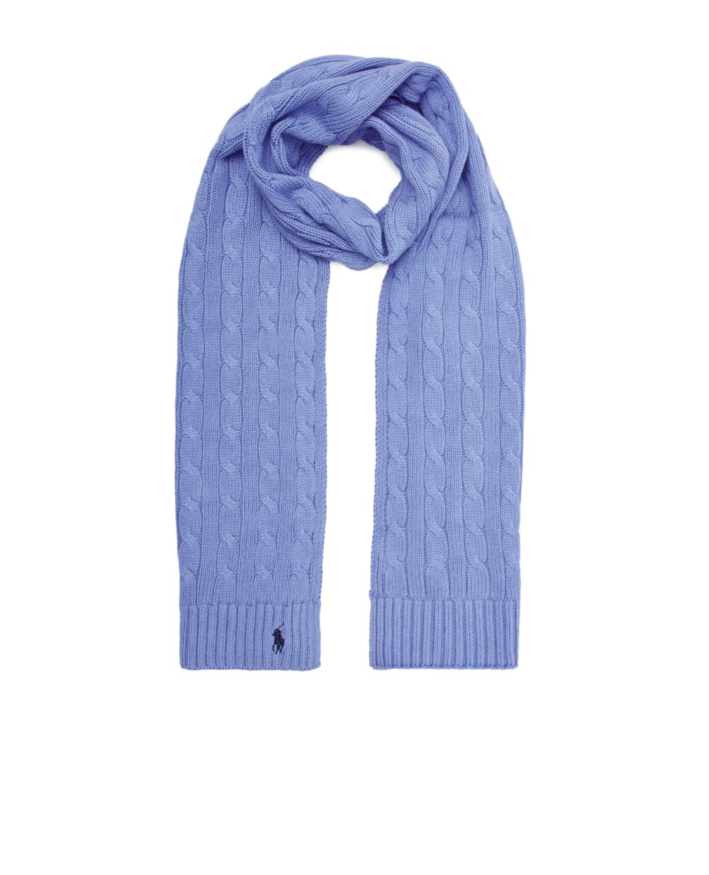 Шарф Polo Ralph Lauren 455888195004, голубой цвет • Купить в интернет-магазине Kameron