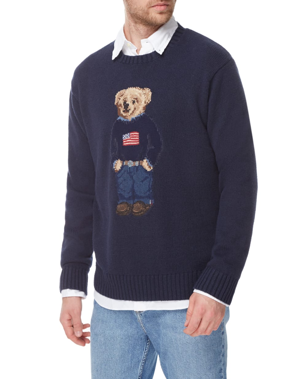 Джемпер Polo Bear Polo Ralph Lauren 710860374001, темно-синий цвет • Купить в интернет-магазине Kameron