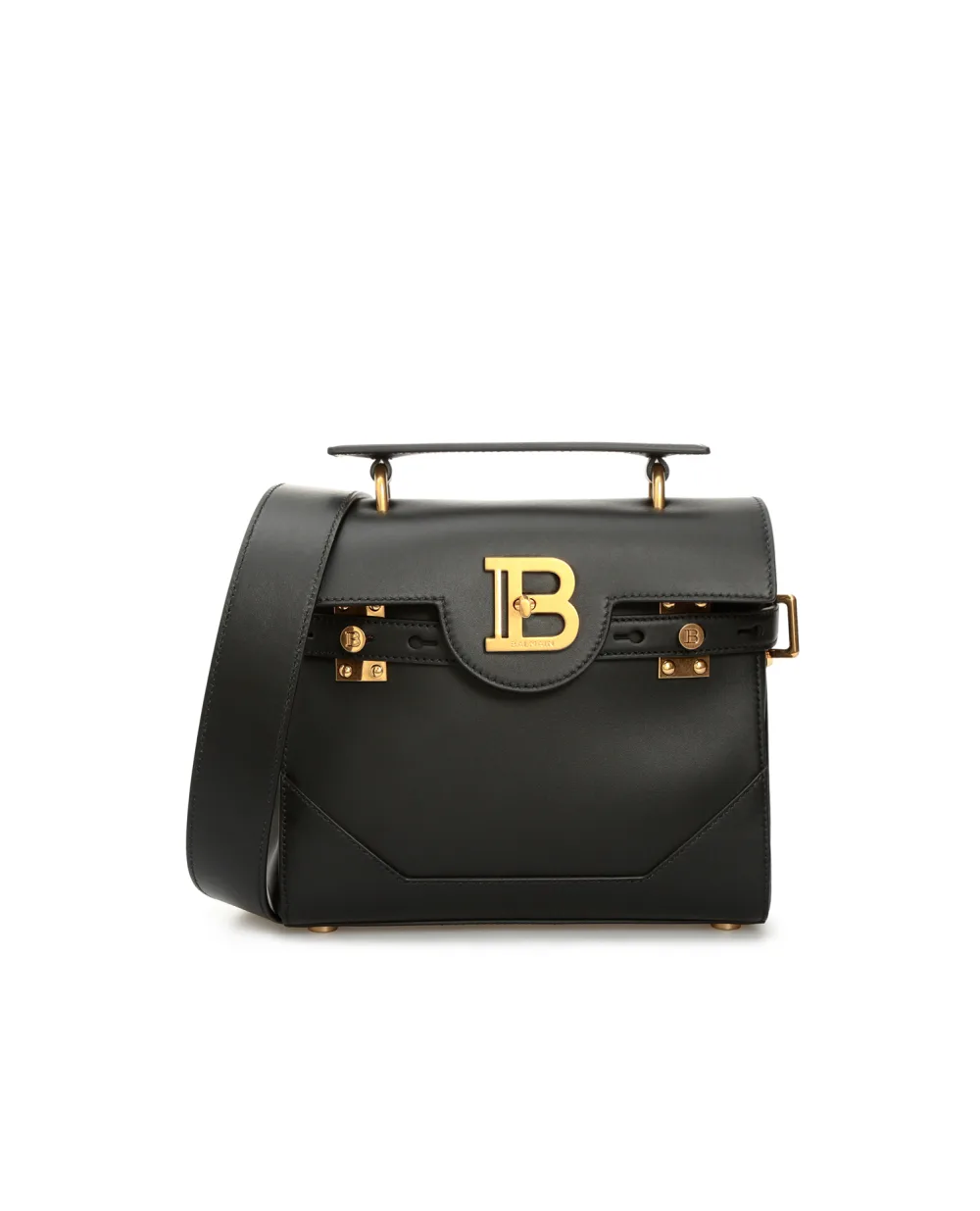 Кожаная сумка BBuzz 23 Balmain XN1DB526LPRS, черный цвет • Купить в интернет-магазине Kameron