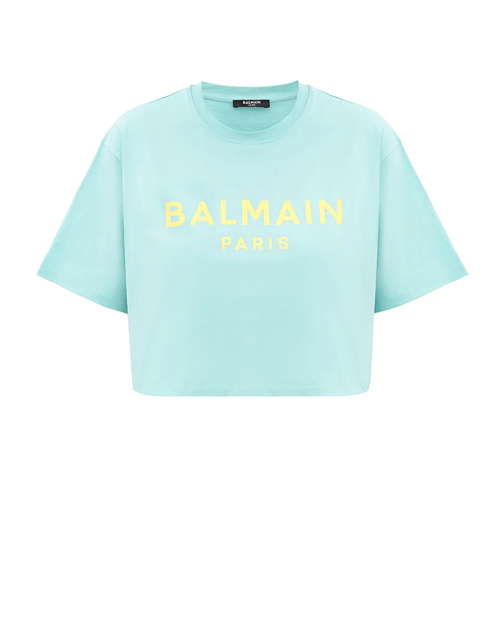 Футболка Balmain BF1EE020BB02, мятный цвет • Купить в интернет-магазине Kameron