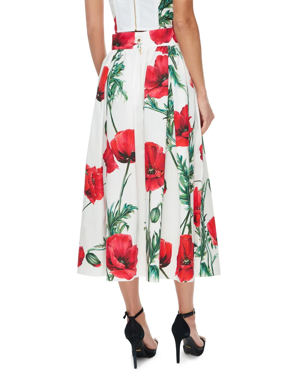 Юбка Dolce&Gabbana F4CFLT-HS5NN, белый цвет • Купить в интернет-магазине Kameron