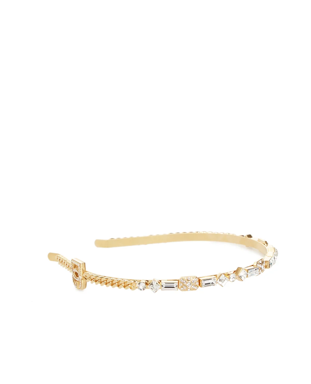 Обруч Dolce&Gabbana WHM6P2-W1111, золотой цвет • Купить в интернет-магазине Kameron
