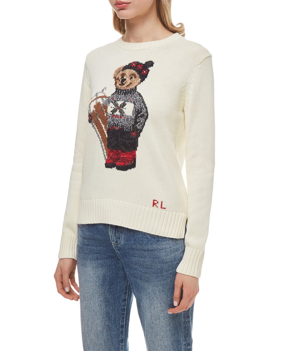 Свитер Polo Ralph Lauren 211823476001, белый цвет • Купить в интернет-магазине Kameron