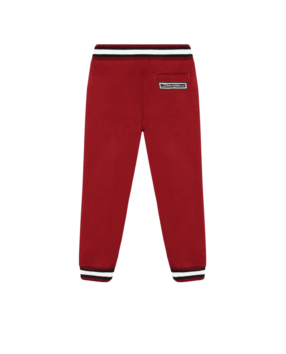 Спортивные брюки Dolce&Gabbana Kids L4JPR7-G7XQC-S, бордовый цвет • Купить в интернет-магазине Kameron