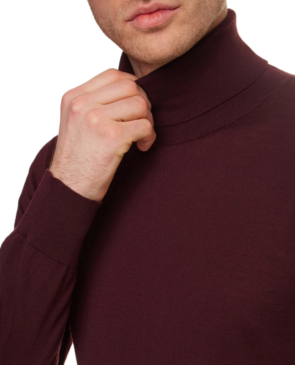 Кашемировый гольф Dolce&Gabbana GXB00T-JAW2O, бордовый цвет • Купить в интернет-магазине Kameron