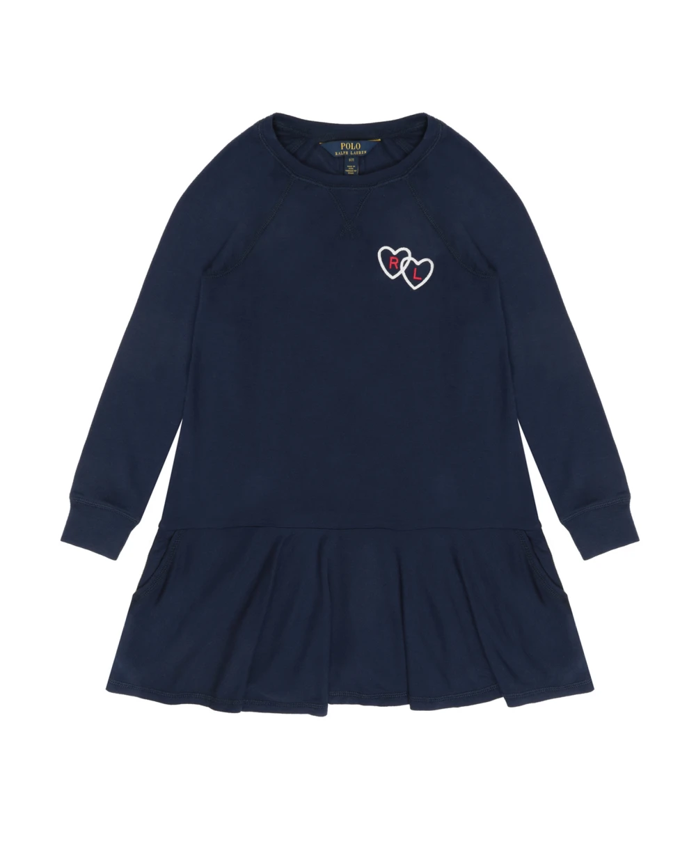 Детское платье Polo Ralph Lauren Kids 312700903001, синий цвет • Купить в интернет-магазине Kameron