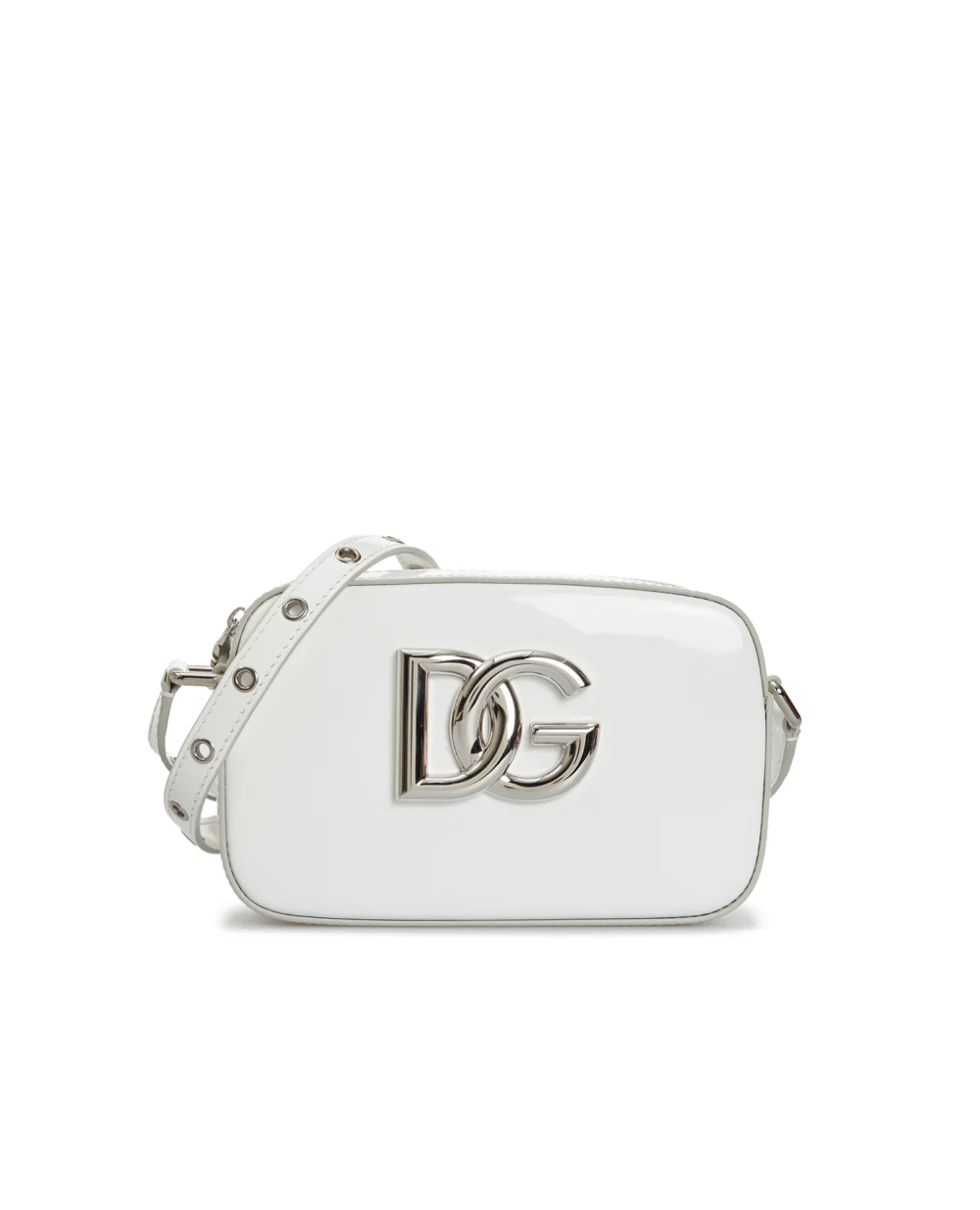 Кожаная сумка Dolce&Gabbana BB7095-AI413, белый цвет • Купить в интернет-магазине Kameron