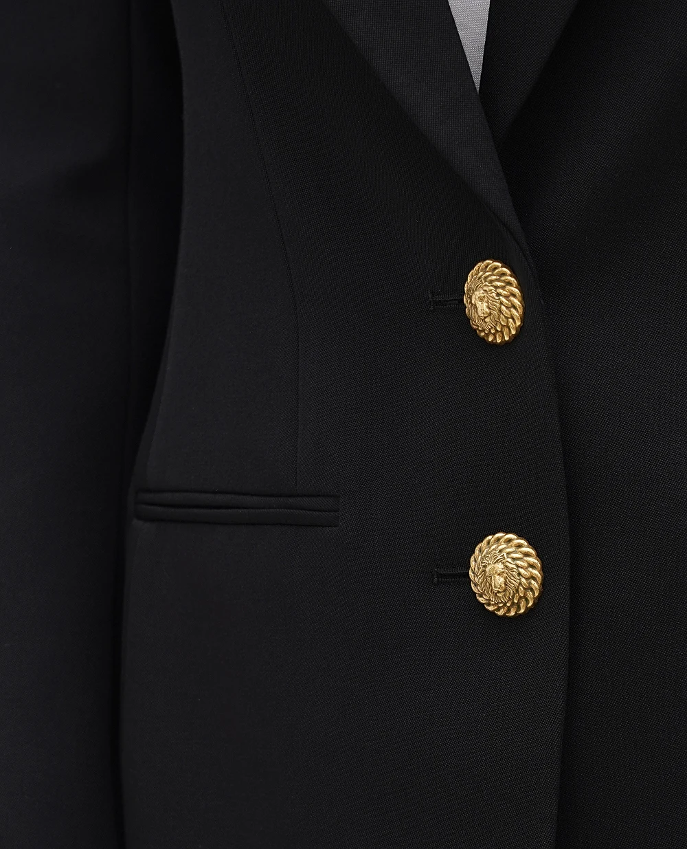 Жакет Balmain CF1SE055WC09, черный цвет • Купить в интернет-магазине Kameron