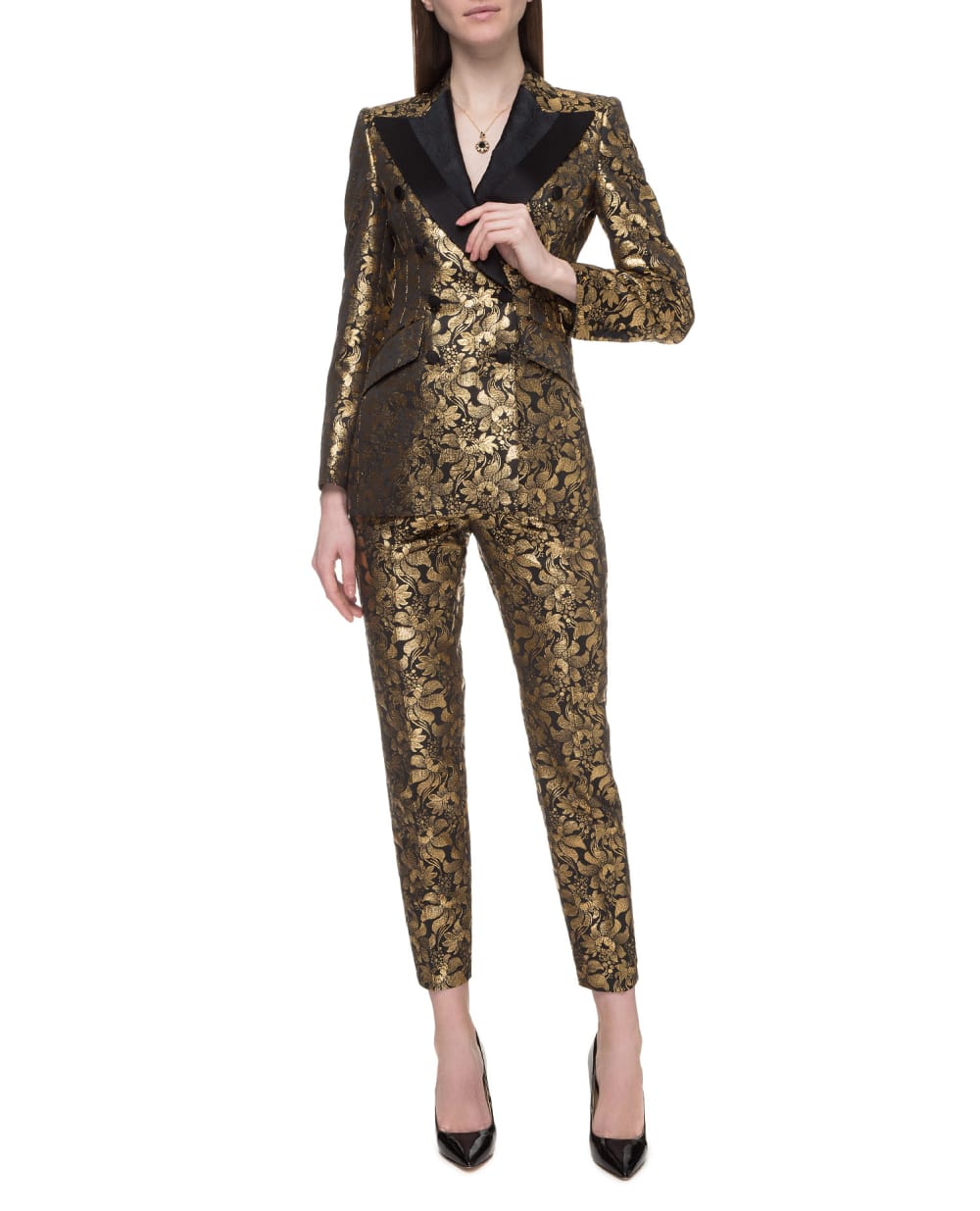 Жаккардовый жакет Turlington Dolce&Gabbana F29DIT-HJMG8, разноцветный цвет • Купить в интернет-магазине Kameron