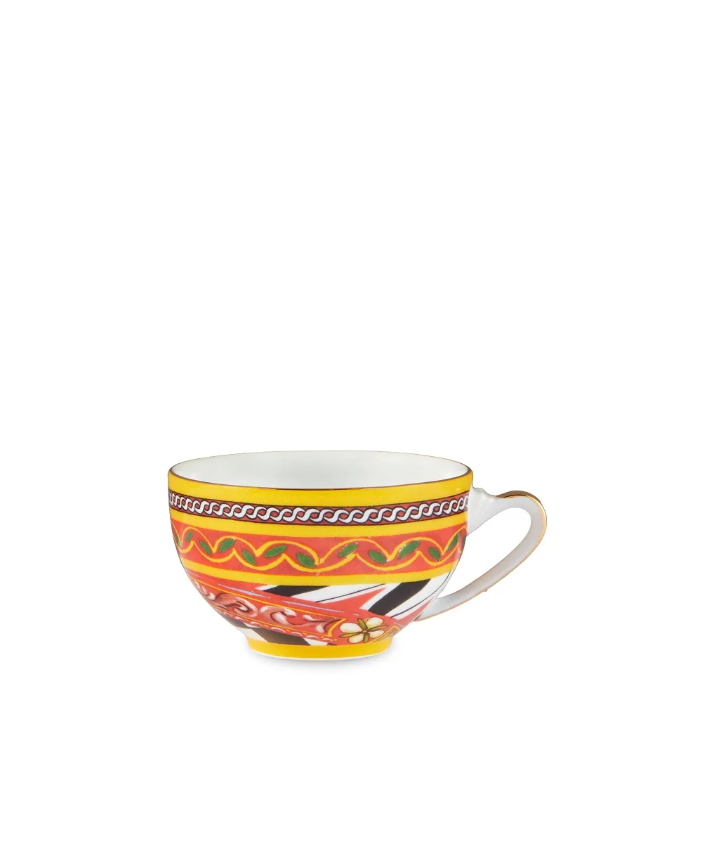 Чайная чашка с блюдцем из фарфора Dolce&Gabbana TC0102-TCA13, разноцветный цвет • Купить в интернет-магазине Kameron