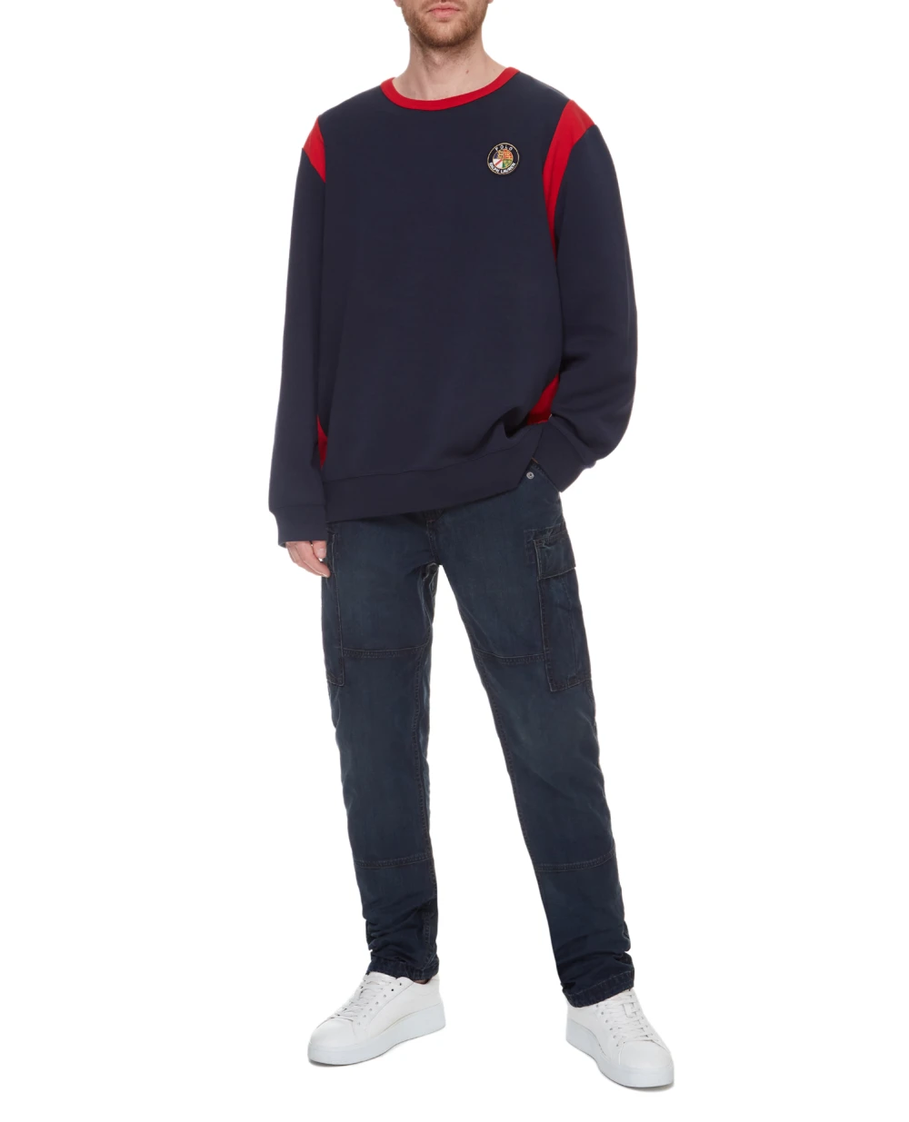 Свитшот 1992 Stadium Polo Ralph Lauren 710719863001, синий цвет • Купить в интернет-магазине Kameron