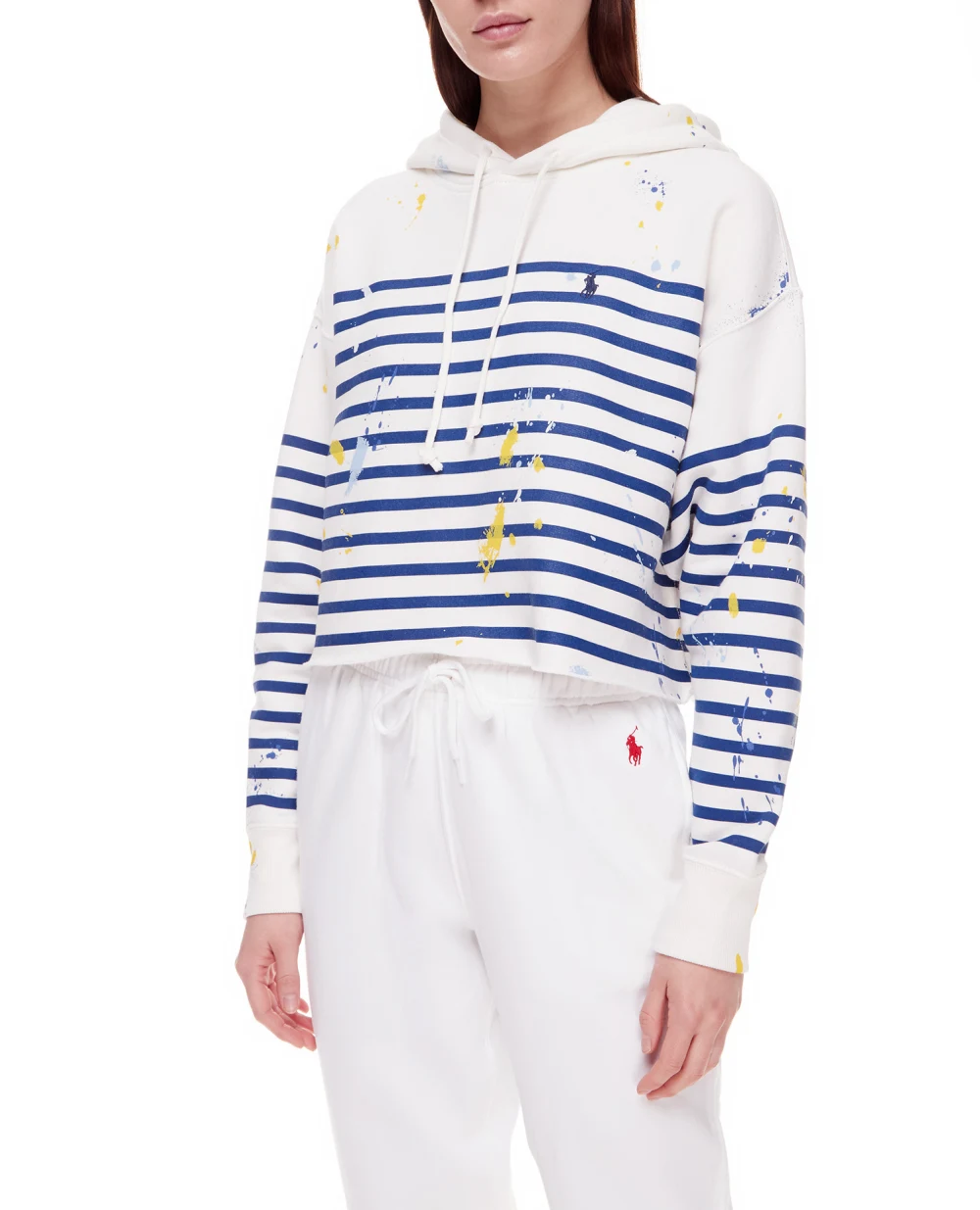 Худи Polo Ralph Lauren 211856650001, белый цвет • Купить в интернет-магазине Kameron