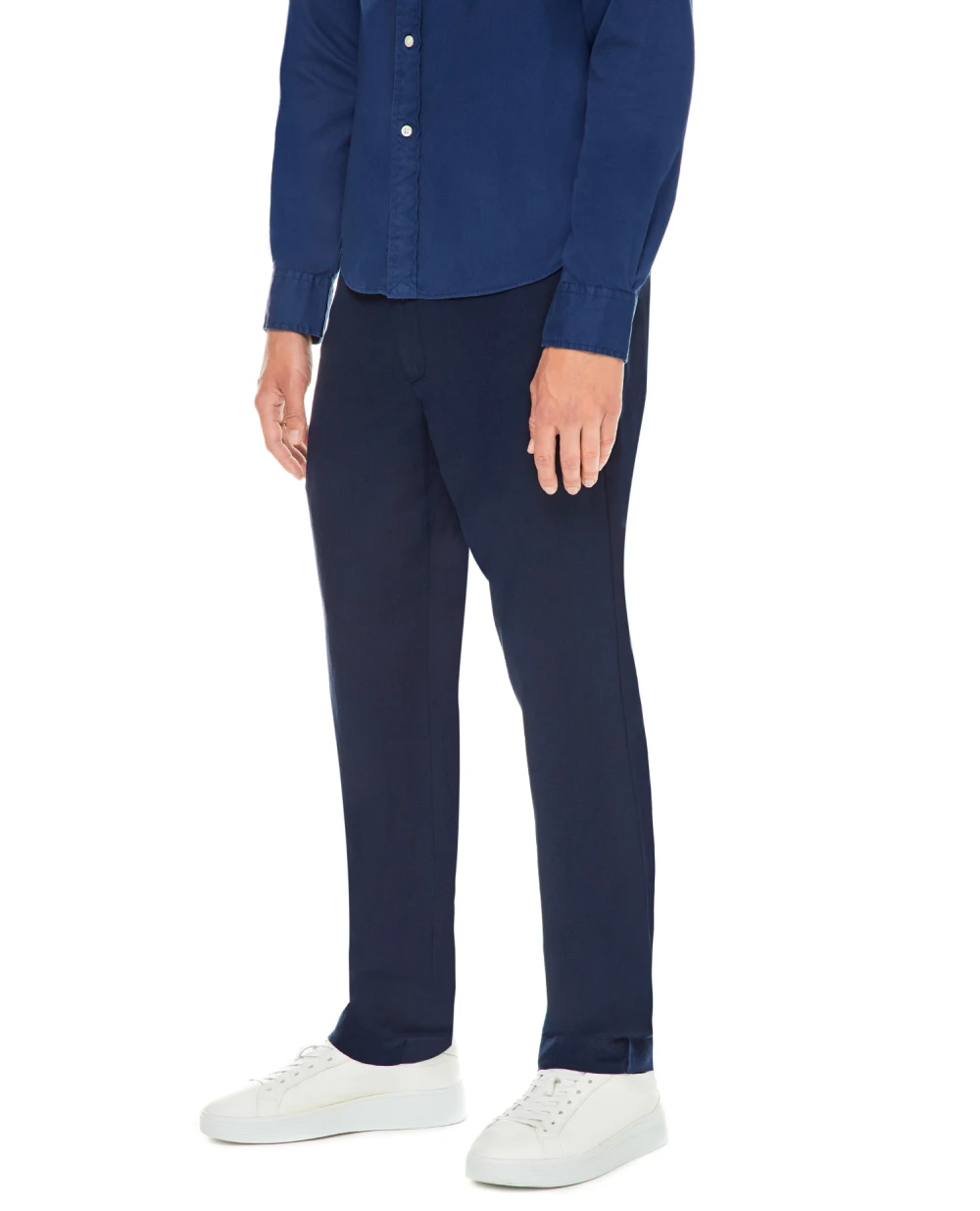 Льняные брюки Polo Ralph Lauren 710794408005, синий цвет • Купить в интернет-магазине Kameron