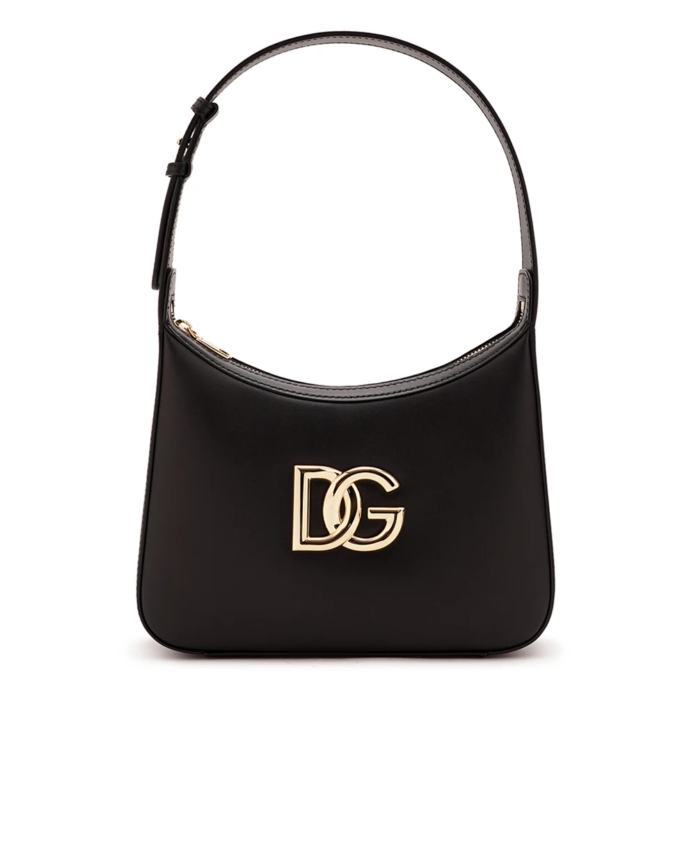 Шкіряна сумка 3.5 Shoulder Dolce&Gabbana BB7598-AW576, чорний колір • Купити в інтернет-магазині Kameron
