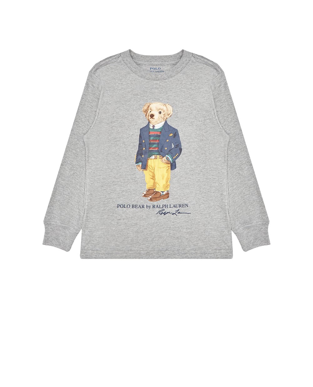 Лонгслив Polo Ralph Lauren Kids 322852014001, серый цвет • Купить в интернет-магазине Kameron