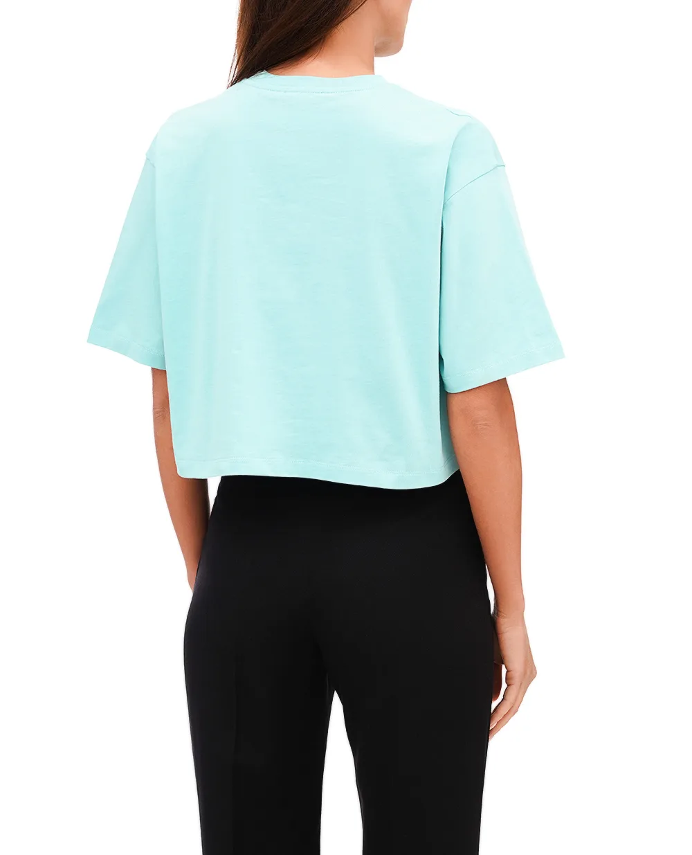 Футболка Balmain BF1EE020BB02, мятный цвет • Купить в интернет-магазине Kameron