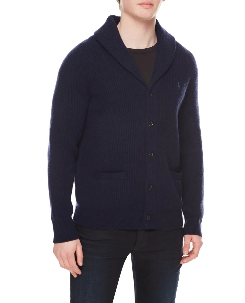Шерстяной кардиган Polo Ralph Lauren 710876855001, темно-синий цвет • Купить в интернет-магазине Kameron