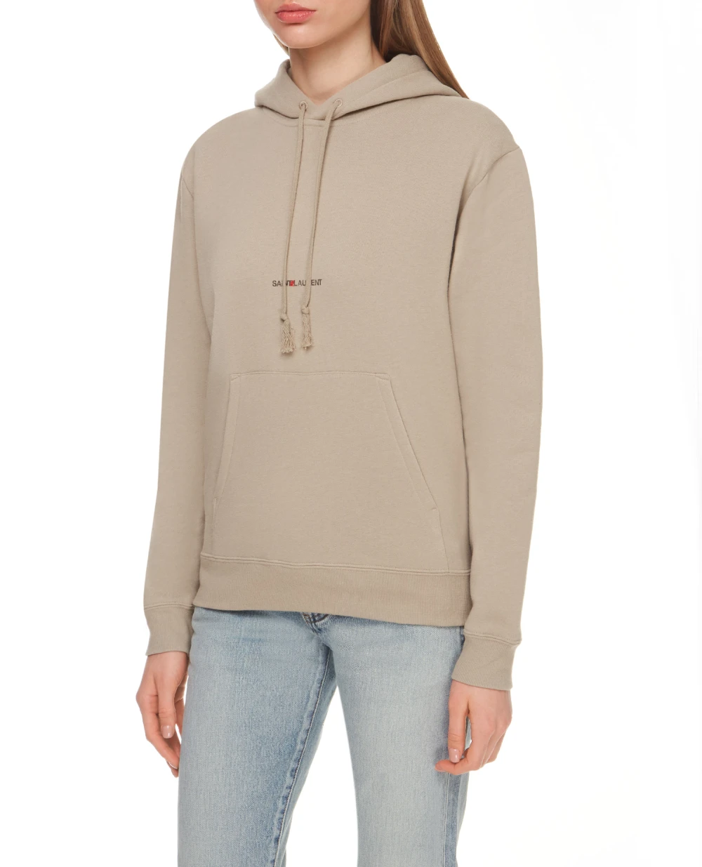 Худи Saint Laurent 647993-YBQZ2, бежевый цвет • Купить в интернет-магазине Kameron