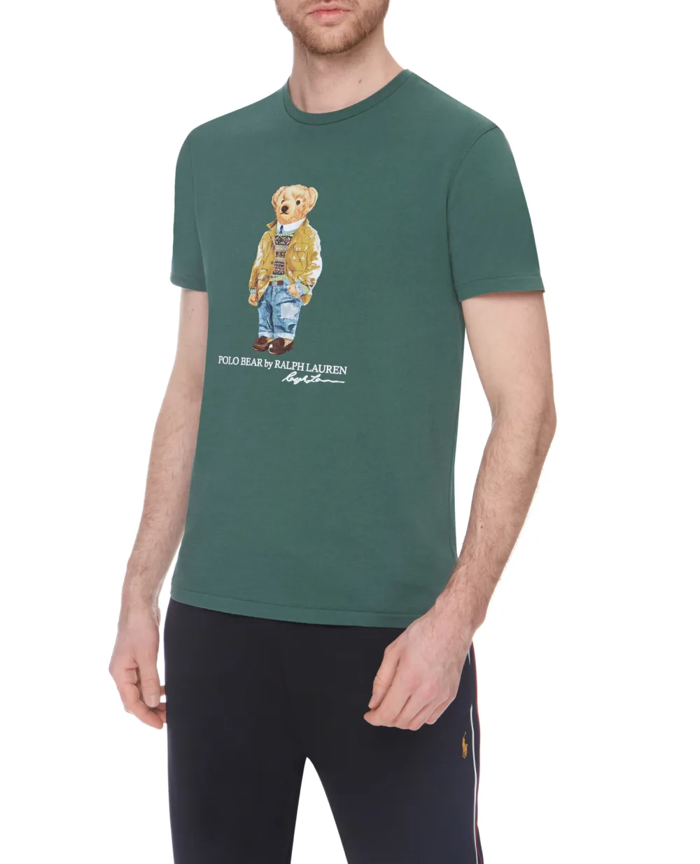 Футболка Polo Ralph Lauren 710835761003, зеленый цвет • Купить в интернет-магазине Kameron