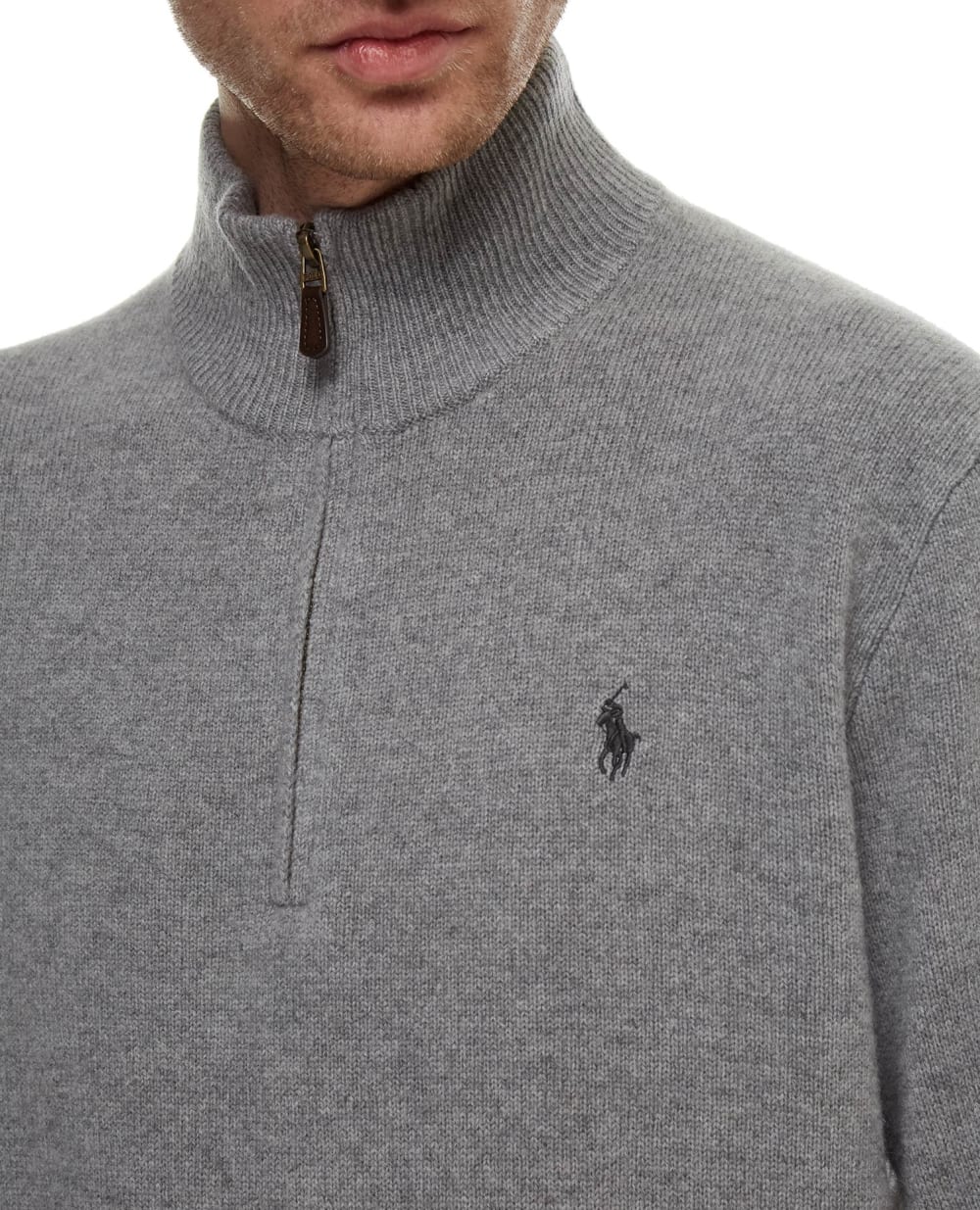 Шерстяной джемпер Polo Ralph Lauren 710681666006, серый цвет • Купить в интернет-магазине Kameron