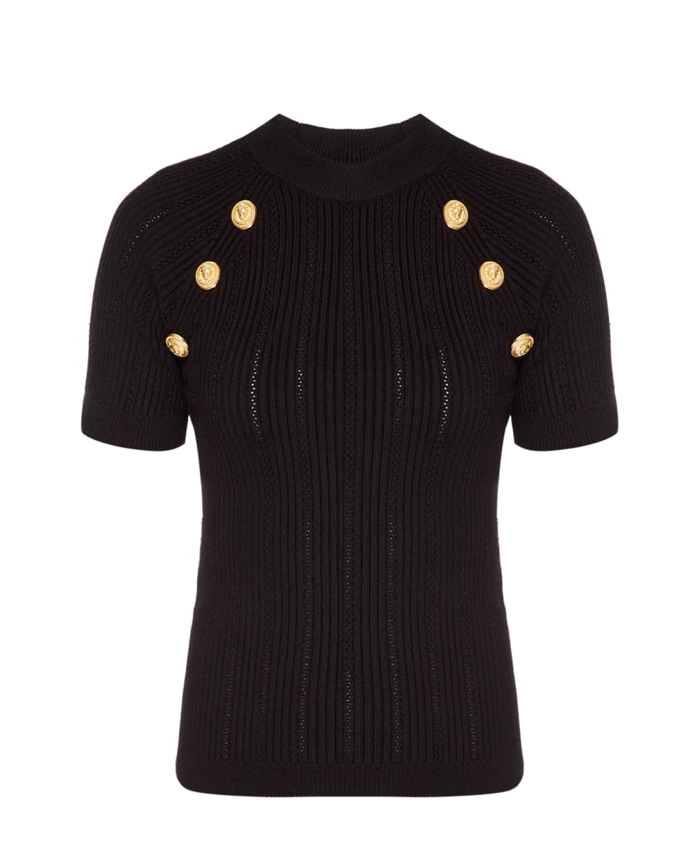 Джемпер Balmain YF1AL075KB39, черный цвет • Купить в интернет-магазине Kameron