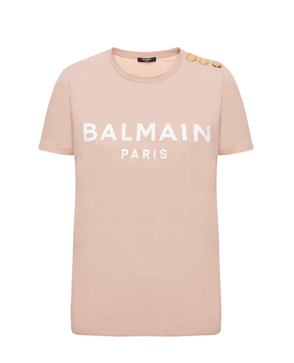 Футболка Balmain XF1EF005BB02, бежевый цвет • Купить в интернет-магазине Kameron
