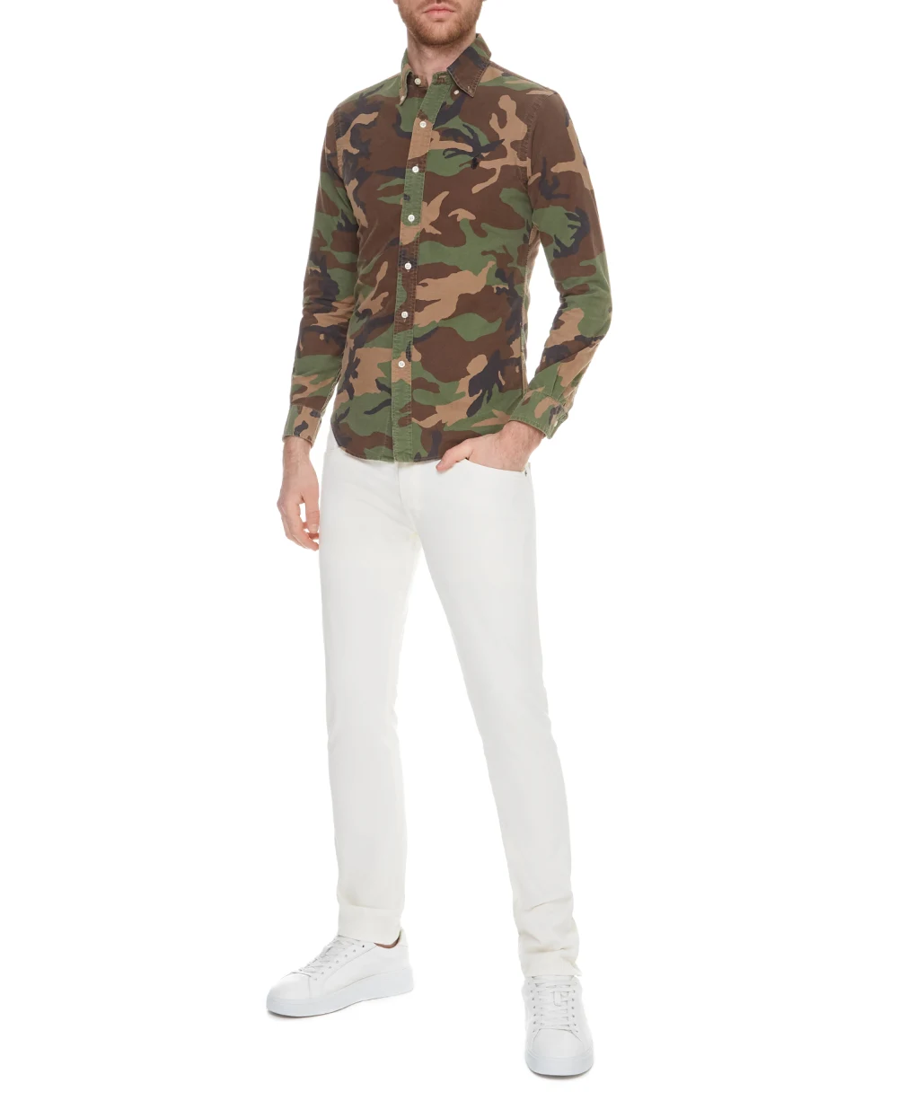 Рубашка Polo Ralph Lauren 710723607013, разноцветный цвет • Купить в интернет-магазине Kameron