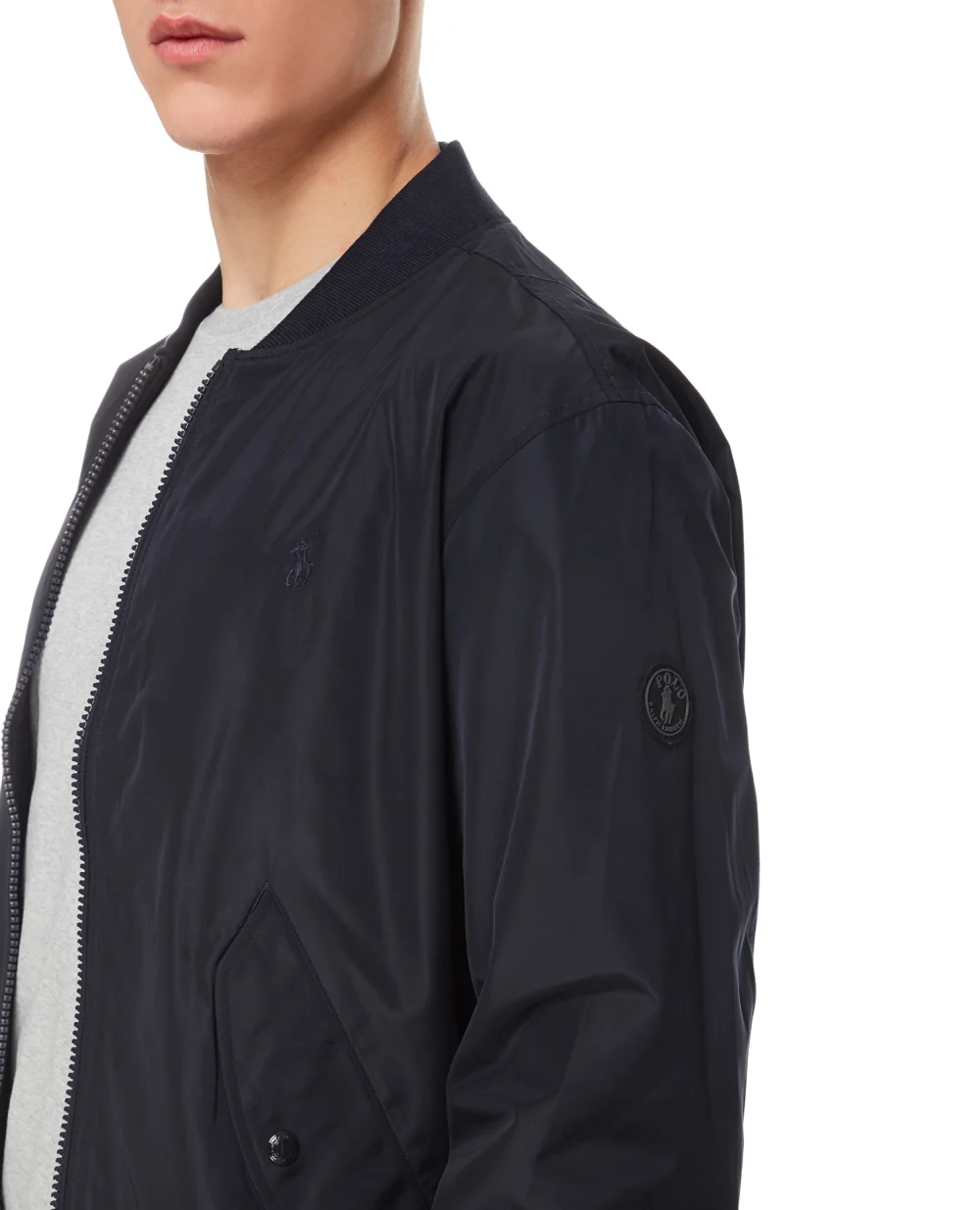 Бомбер Polo Ralph Lauren 710810200003, синий цвет • Купить в интернет-магазине Kameron