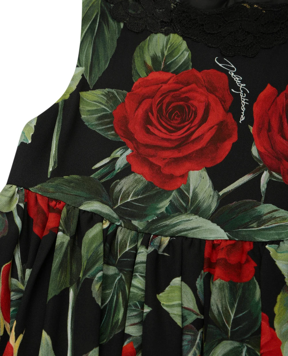 Платье Dolce&Gabbana Kids L52DX4-FS8CR-B, черный цвет • Купить в интернет-магазине Kameron