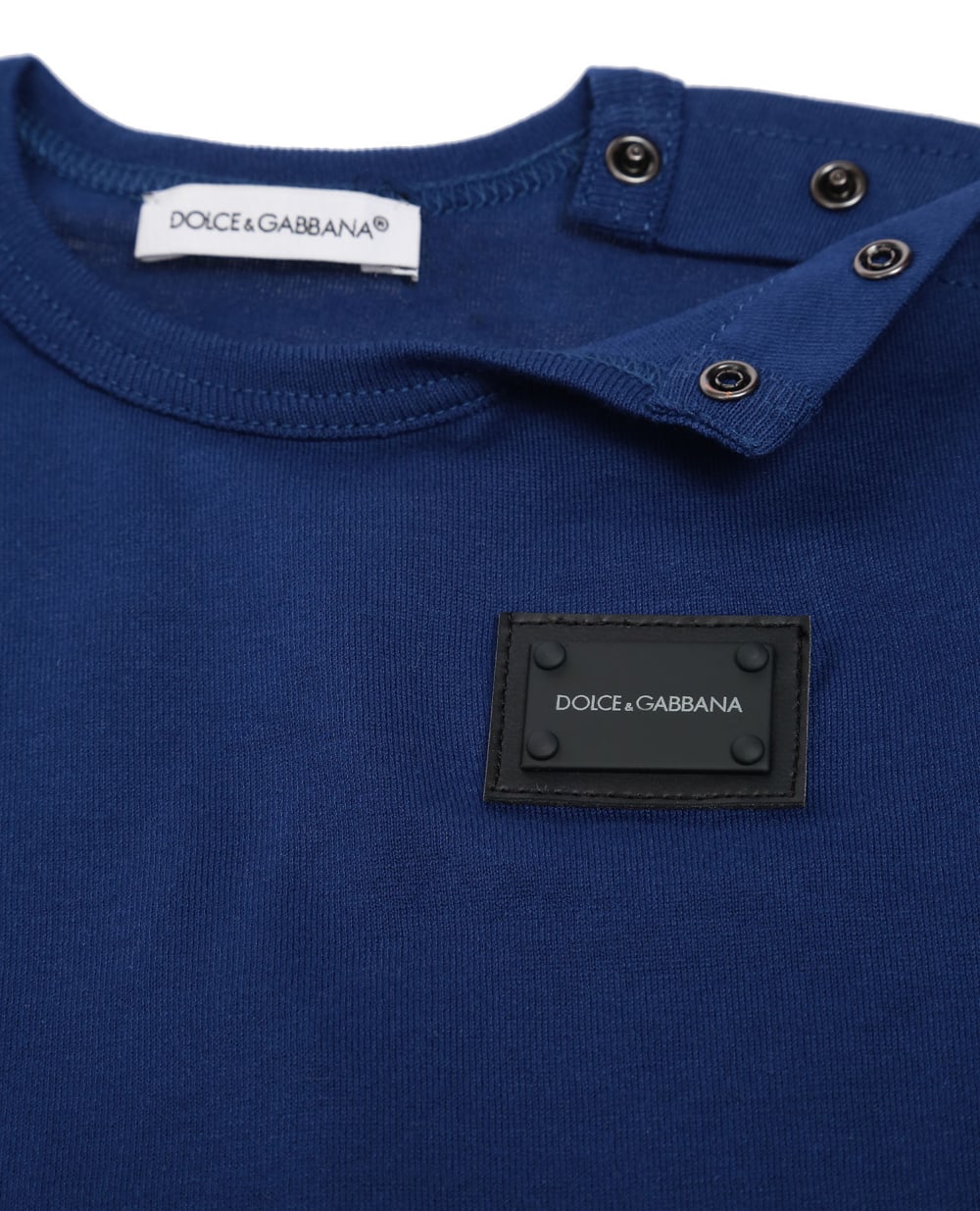 Футболка Dolce&Gabbana Kids L1JT7T-G7OLK-, синий цвет • Купить в интернет-магазине Kameron