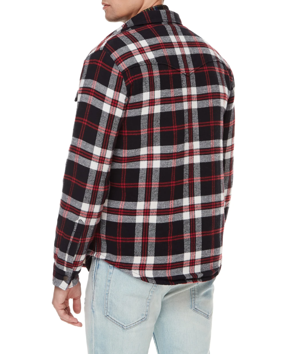 Куртка-рубашка Saint Laurent 668224-Y28VA, разноцветный цвет • Купить в интернет-магазине Kameron