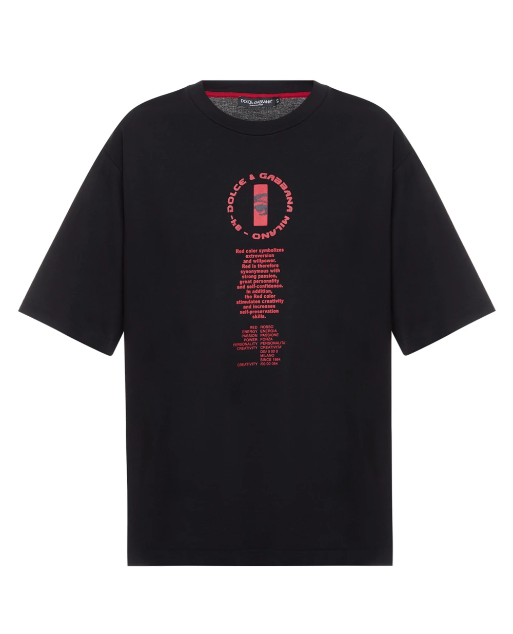 Футболка Dolce&Gabbana G8OA2T-FU7EQ, черный цвет • Купить в интернет-магазине Kameron