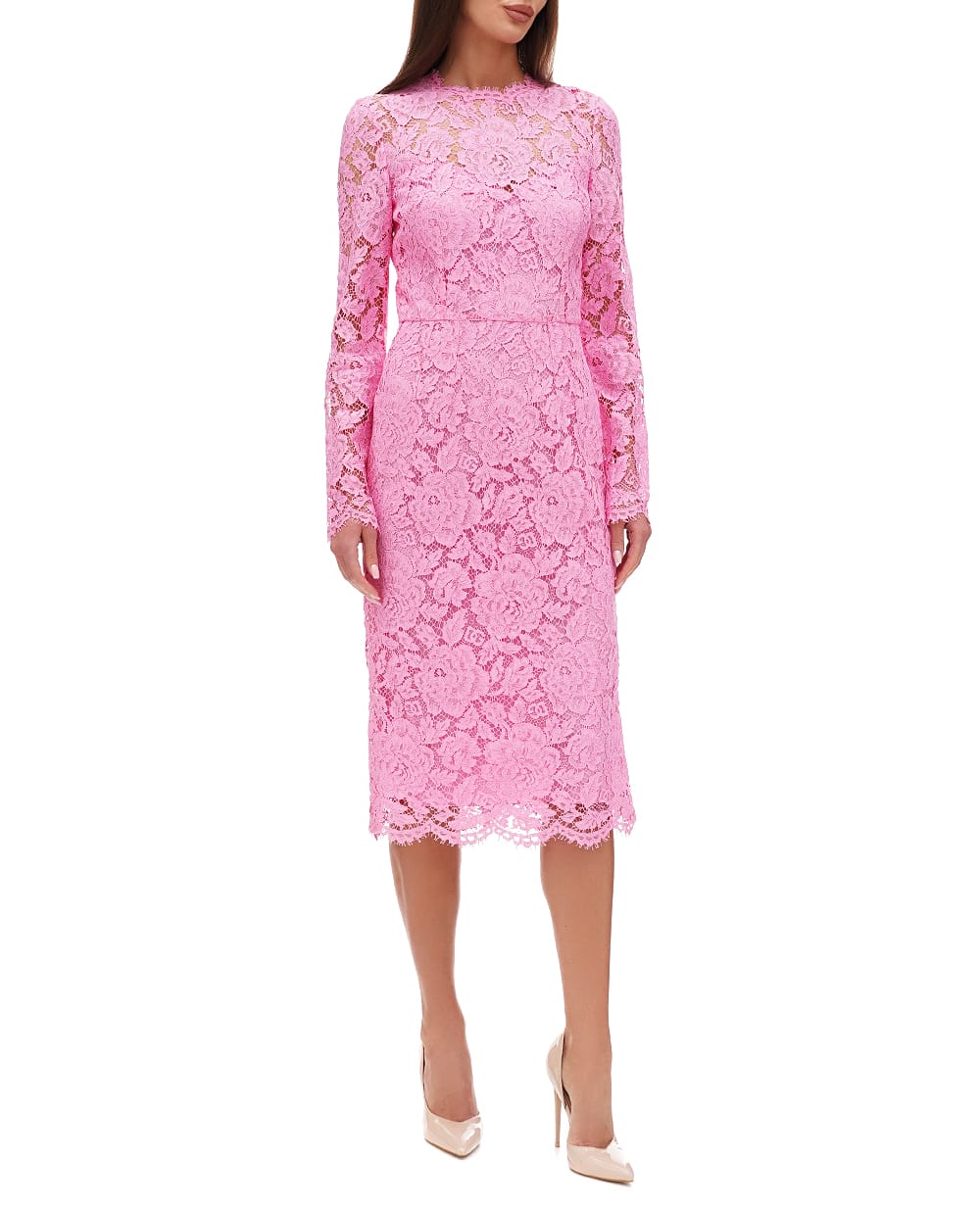 Сукня Dolce&Gabbana F6M0DT-HLM7L, рожевий колір • Купити в інтернет-магазині Kameron