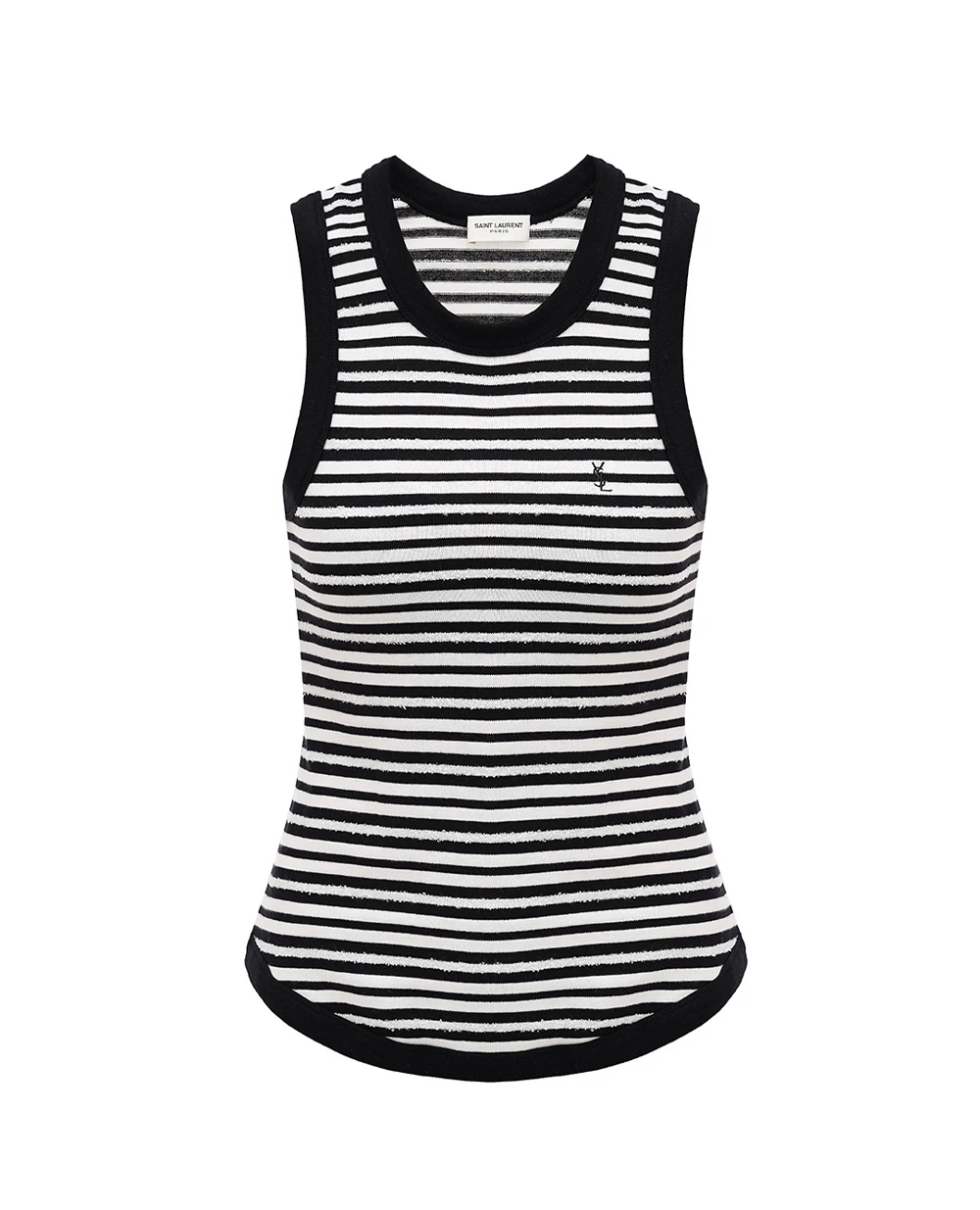 Топ Saint Laurent 743660-Y37KT, черный цвет • Купить в интернет-магазине Kameron