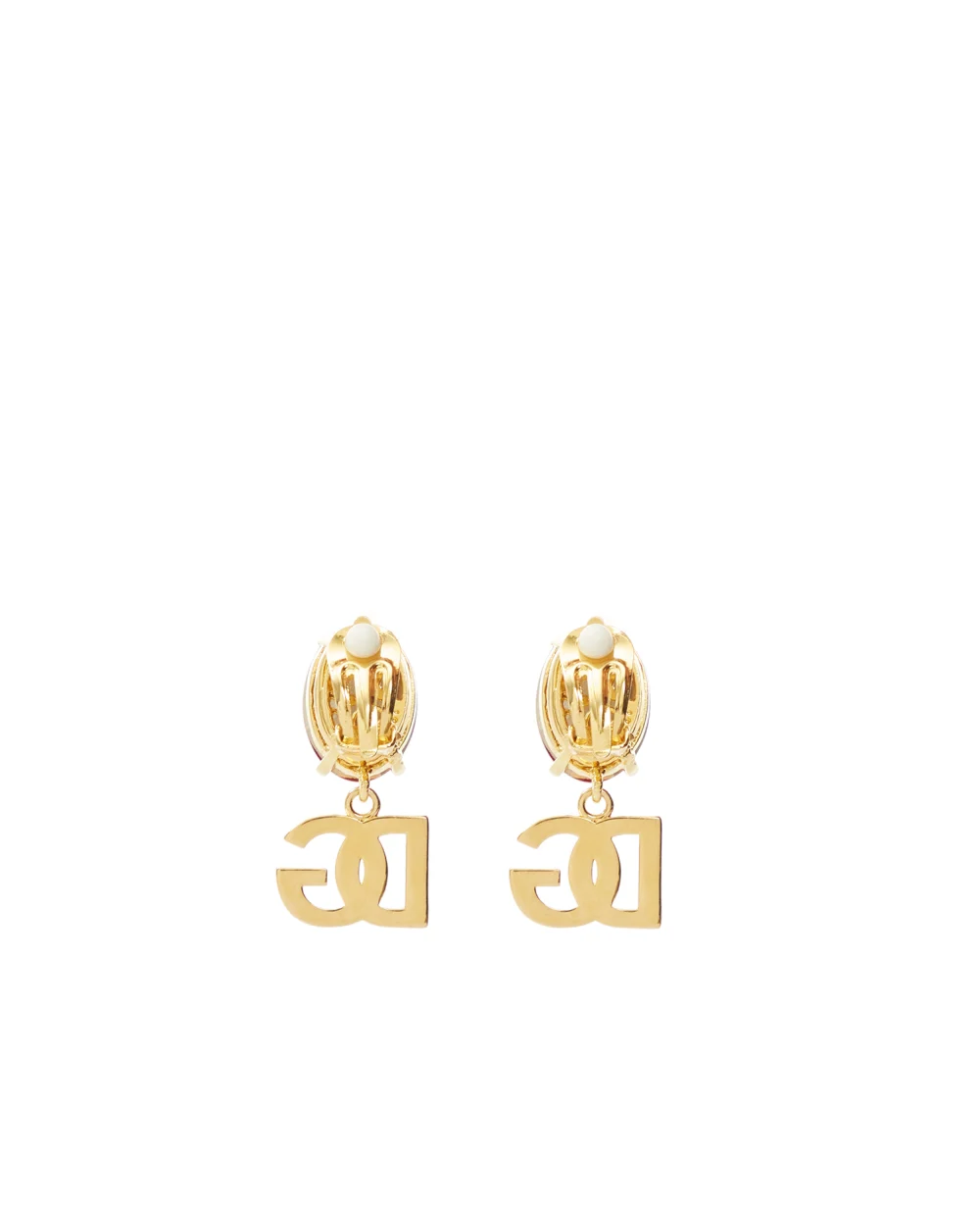 Клипсы Dolce&Gabbana WEO2O1-W1111, золотой цвет • Купить в интернет-магазине Kameron