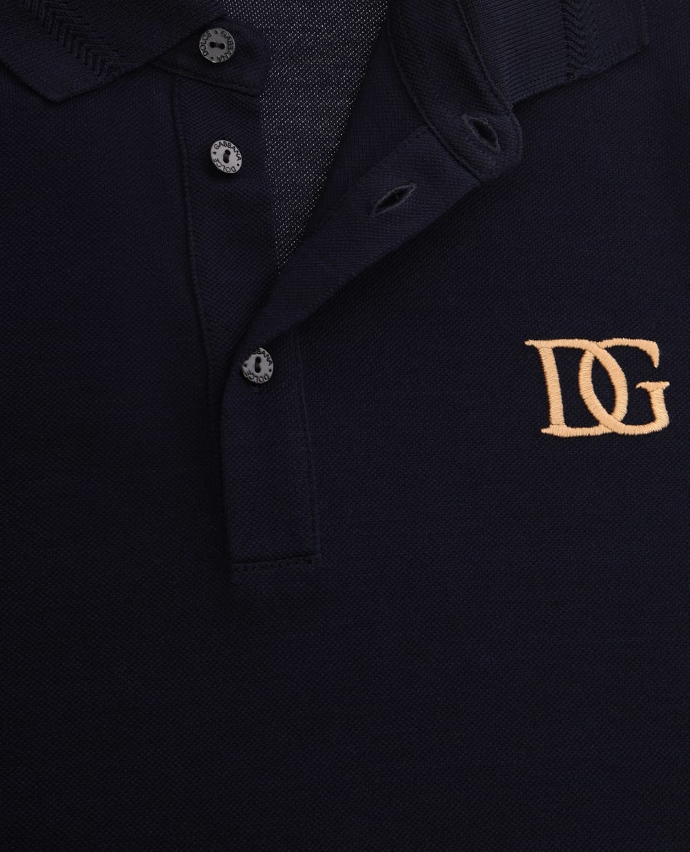 Поло Dolce&Gabbana Kids L4JTCE-G7XJU-S, черный цвет • Купить в интернет-магазине Kameron