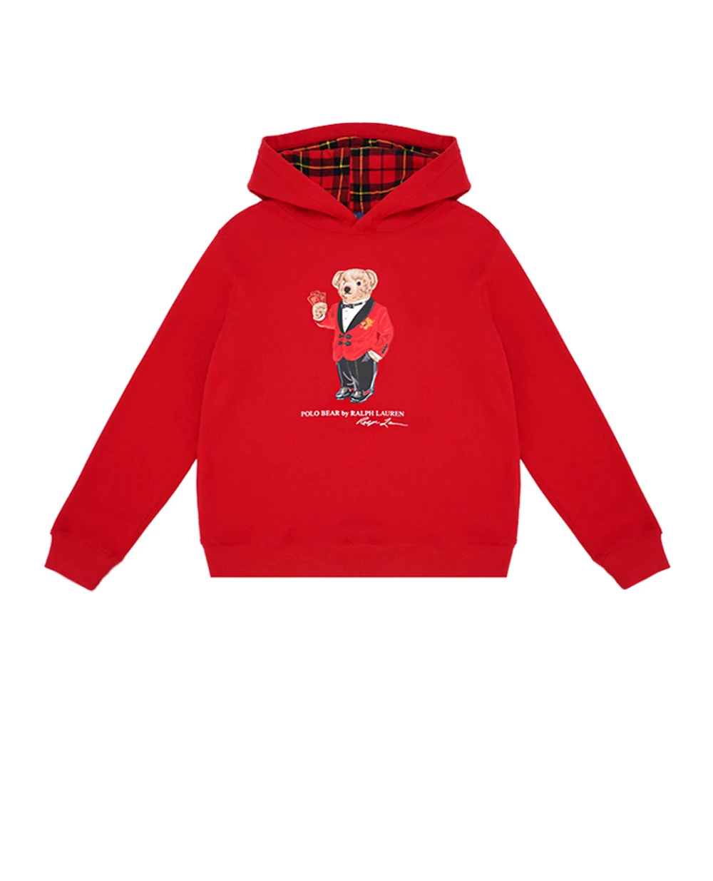 Детское худи Polo Bear Polo Ralph Lauren Kids 323926933001, красный цвет • Купить в интернет-магазине Kameron