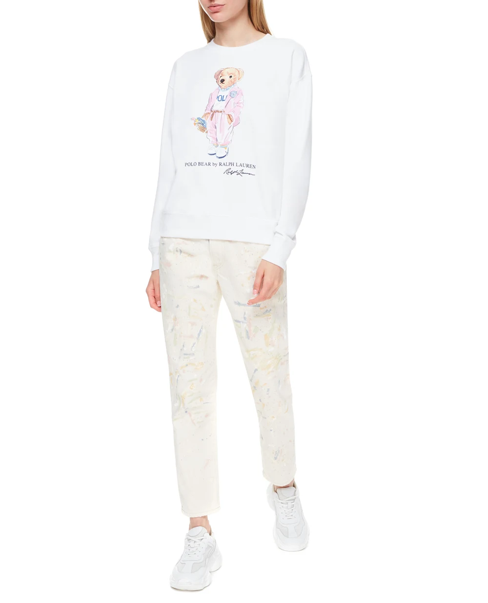 Джинсы Polo Ralph Lauren 211834019001, белый цвет • Купить в интернет-магазине Kameron