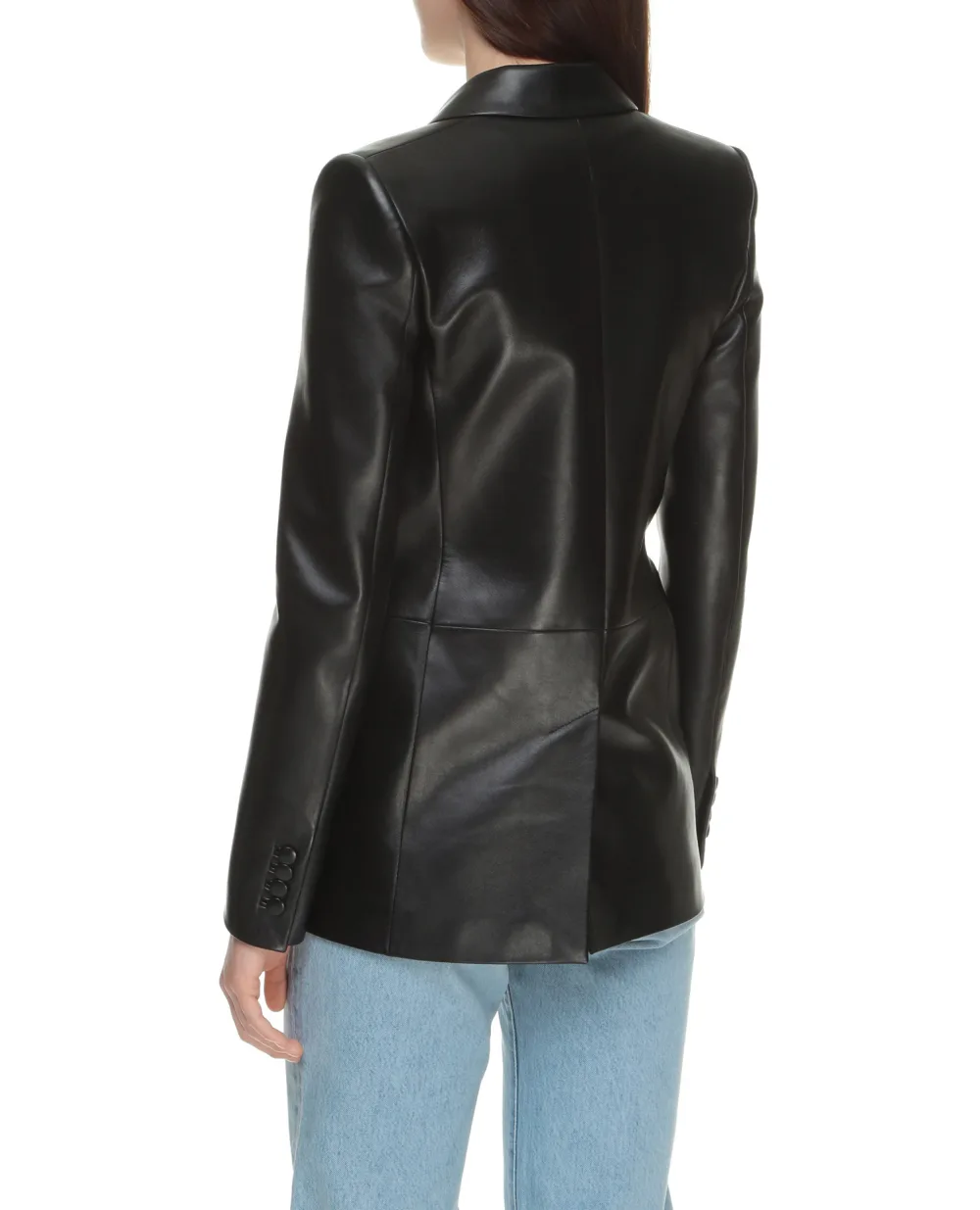 Кожаный жакет Saint Laurent 536465-YC2TE, черный цвет • Купить в интернет-магазине Kameron