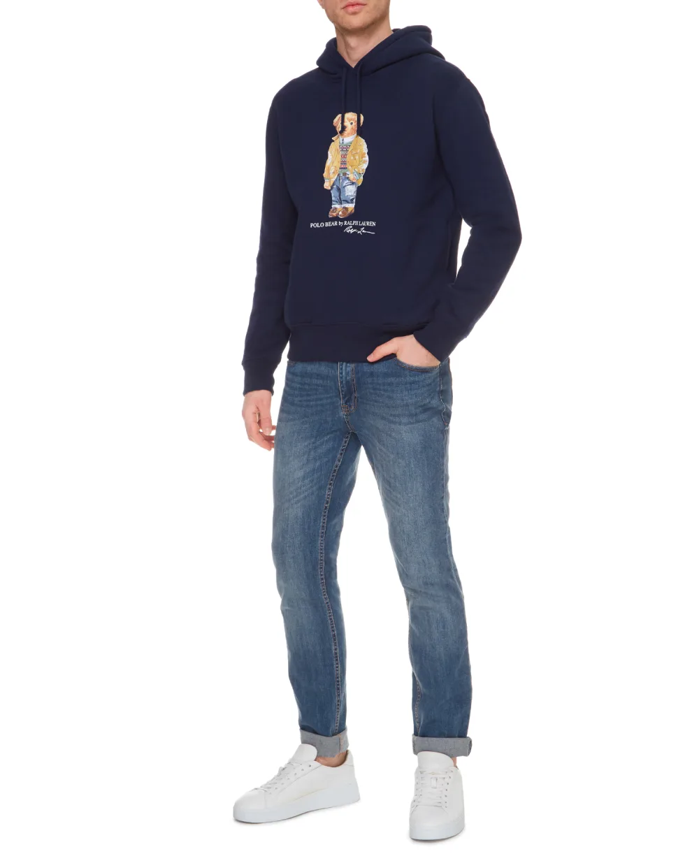 Худи Polo Ralph Lauren 710829166003, синий цвет • Купить в интернет-магазине Kameron