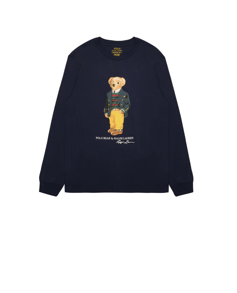 Детский лонгслив Polo Ralph Lauren Kids 323852014002, синий цвет • Купить в интернет-магазине Kameron