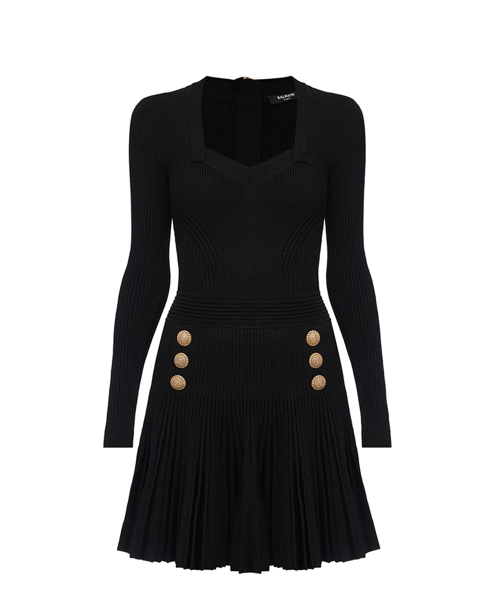 Платье Balmain BF0R9936KF24, черный цвет • Купить в интернет-магазине Kameron