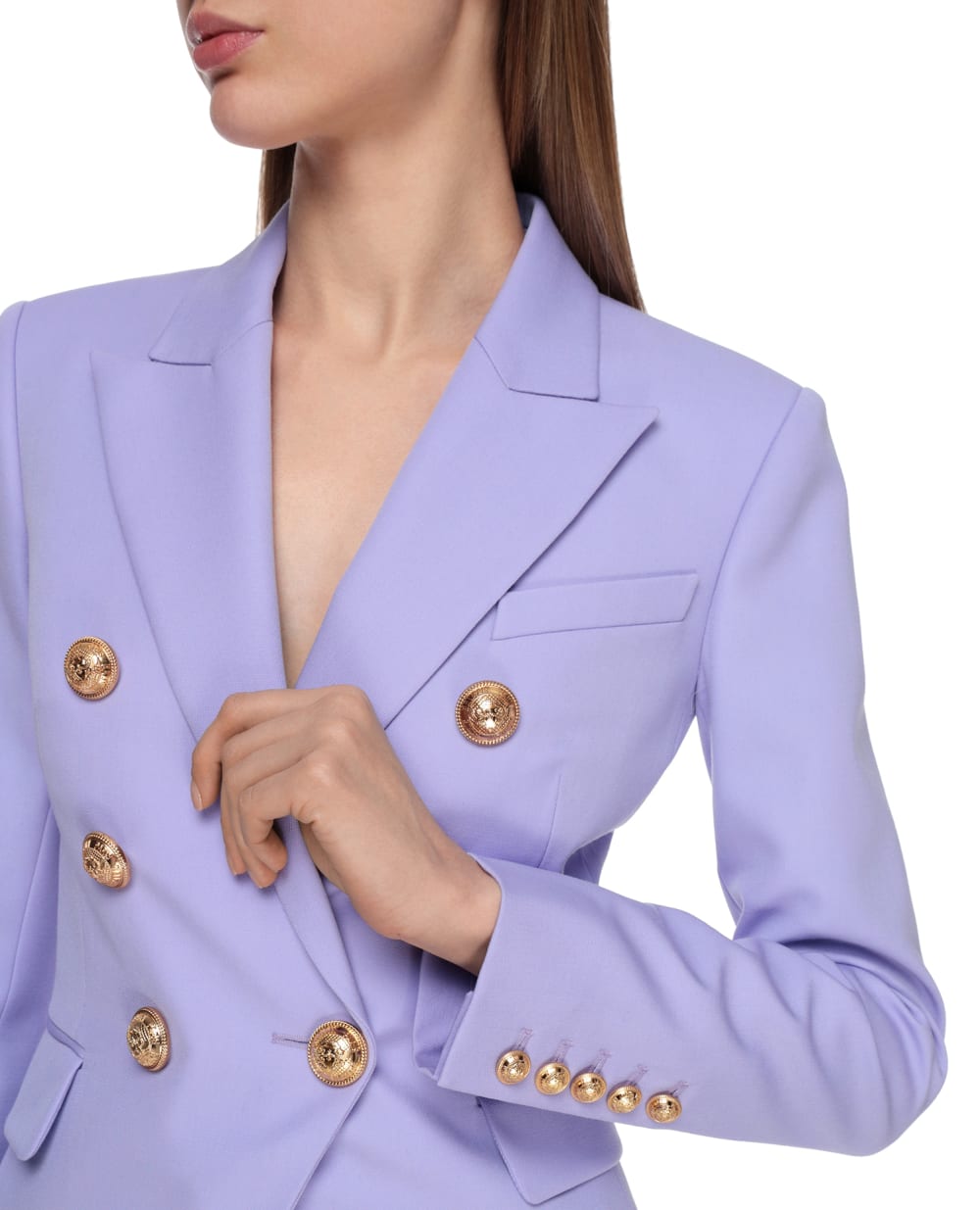 Жакет Balmain VF17110167L, сиреневый цвет • Купить в интернет-магазине Kameron